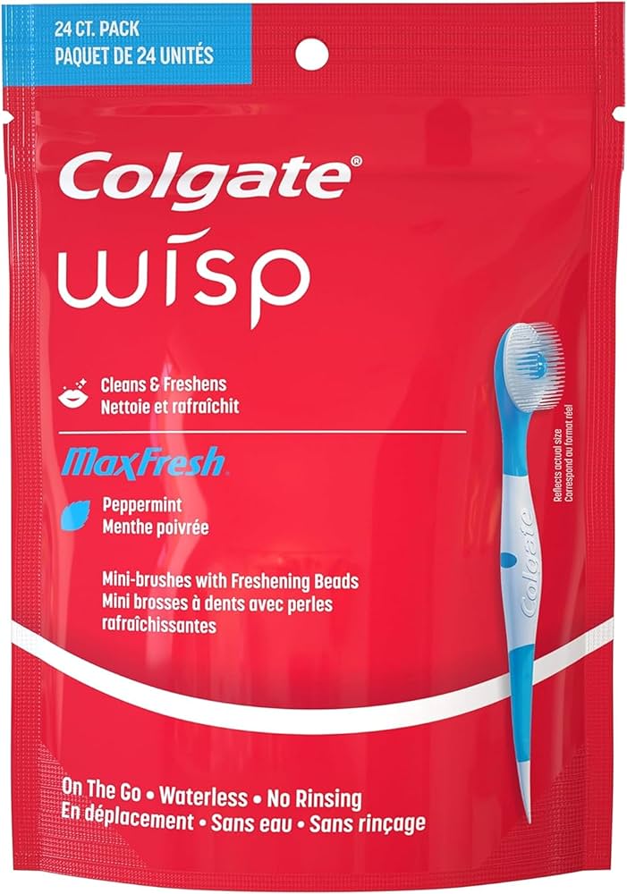 Colgate Wisp Travel Toothbrushes 24 pack